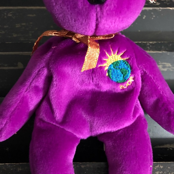 TY BEANIE BABIES “MILLENNIUM” 2000 Millenium Bear - Picture 2 of 6